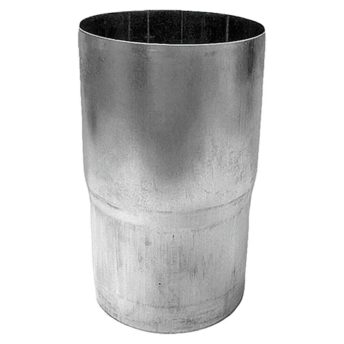 Sarei Fallrohrverbinder - Nennweite: 80 mm, Zink - Vorderansicht