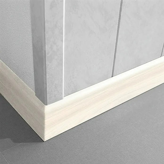 LOGOCLIC Podna lajsna K 58 bukva Donau - 2,6 m x 10 mm x 58 mm - Živopisni prikaz