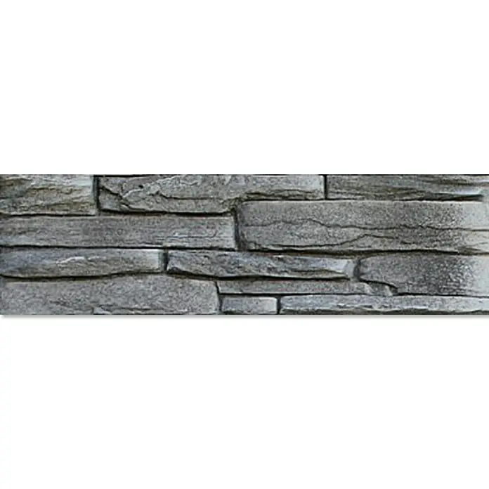 Pločice od ukrasnog kamena Sootblack - 11,2 x 39 cm, Antracit, Izgled kamena