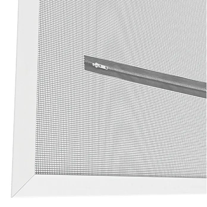 Easy Life Sonnen-& Insektenschutz-Fenster - Farbe Rahmen: Weiß, Farbe Gewebe: Anthrazit - Detailaufnahme