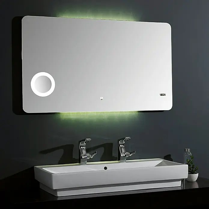 DSK LED-Lichtspiegel Silver Shadow - 120 x 70 cm, Sensorschalter - Stimmungsaufnahme