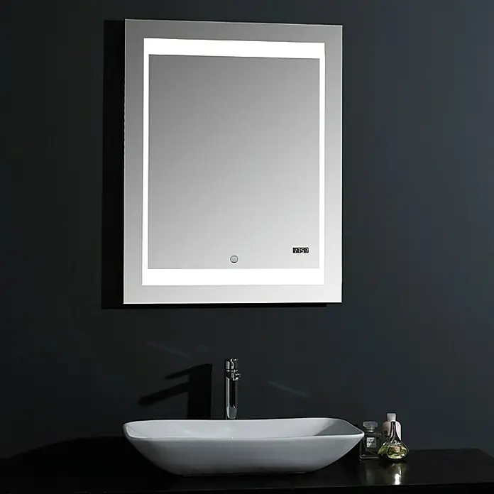 DSK LED-Lichtspiegel Silver Futura - 70 x 90 cm, Sensorschalter - Stimmungsaufnahme