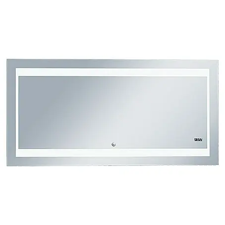 DSK  LED-Lichtspiegel Silver Futura