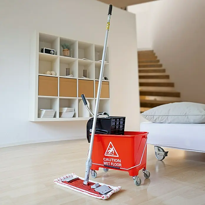Profi Depot Profesionalni komplet za čišćenje podova - 15 l, Crvene boje