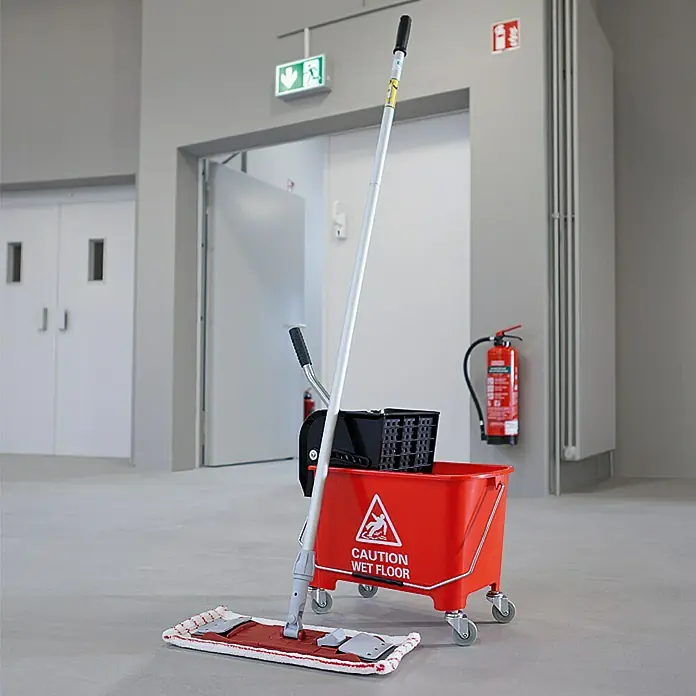 Profi Depot Profesionalni komplet za čišćenje podova - 15 l, Crvene boje