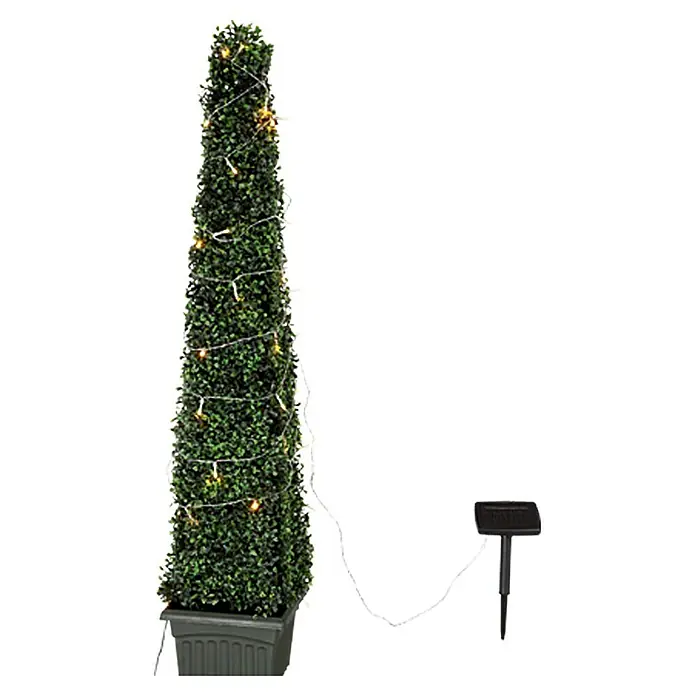 Globo Solar-Lichterkette - 10 m, IP44, Anzahl LED: 50 Stk., Lichtfarbe: Warmweiß