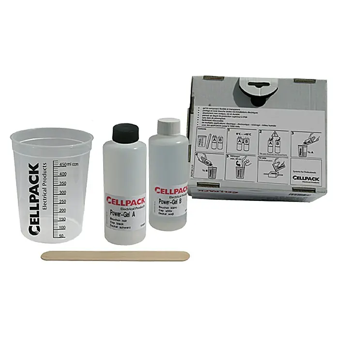 Cellpack Zweikomponenten-Gel - 400 ml - Linke Seitenansicht