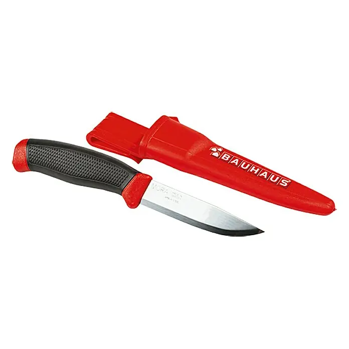 BAUHAUS Arbeitsmesser Mora 840 - Klingenbreite: 20 mm, Inkl. Köcherscheide
