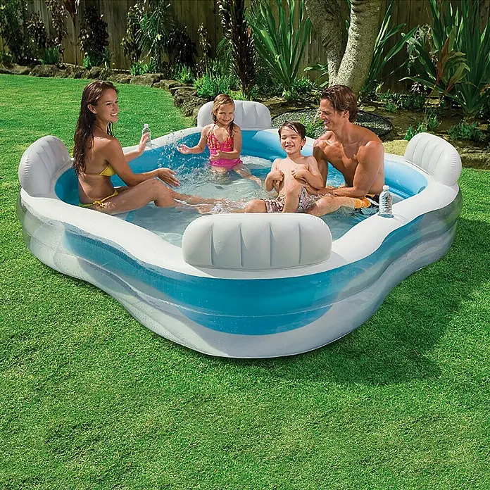 Intex Vrtni bazen Family Lounge - 229 x 229 x 66 cm, 0,88 m³