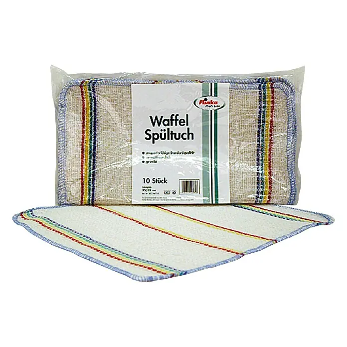 Flinka Profi-Line Wafelvaatdoek - 10 stk., 35 x 35 cm, Wasbaar tot 60 °C