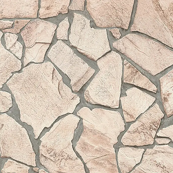 AS Creation Flis tapeta Wood-n-Stone - Bež-smeđa-siva, Izgled kamena, 10,05 x 0,53 m - Pogled sprijeda