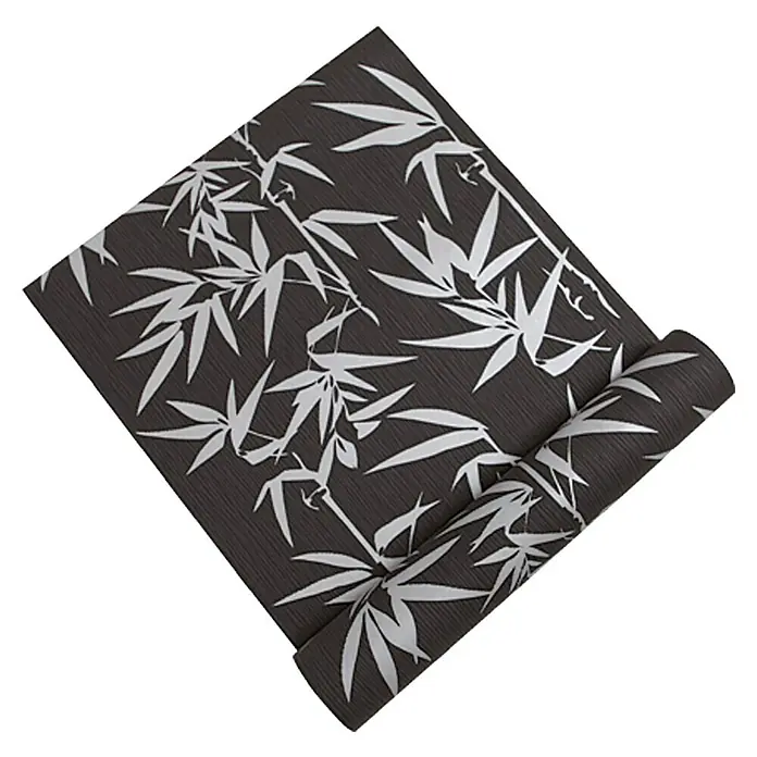 Jette Joop Flis tapeta 2 Nature Spirit - Krem-metalik-crno, Floral, Bambus uzorak, 10,05 x 0,53 m