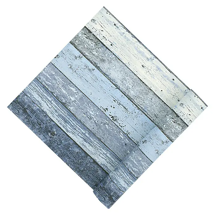AS Creation Papel pintado de vellón Madera azul - Estilo madera, 10,05 x 0,53 m