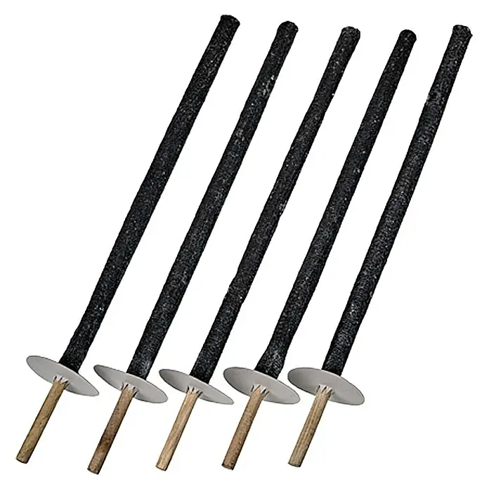 Fire & Deco Pechfackel - Länge: 60 cm, 5 Stk. - Vorderansicht