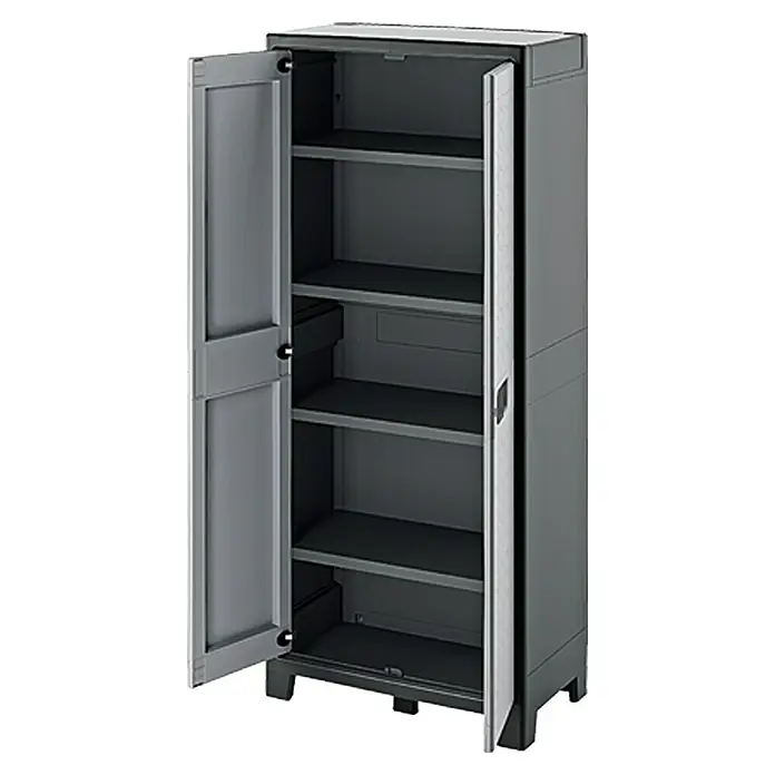 Regalux Space Line Plastični ormar - D x Š x V: 44 x 80 x 182 cm, Nosivost: 30 kg/polica