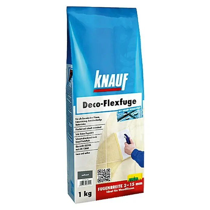 Knauf Flexfuge - Anthrazit, 1 kg - Vorderansicht