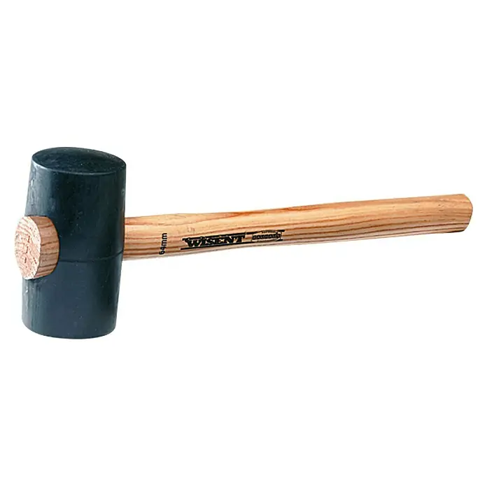 Wisent Gummihammer - Holz, Durchmesser Kopf: 74 mm