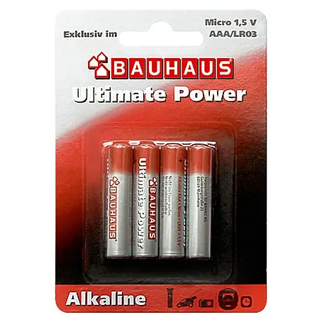 BAUHAUS  Alkalna baterija Ultimate Power