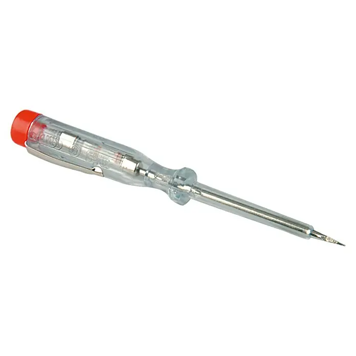 UniTEC Phasenprüfer - Transparent, 200 - 250 V - Rechte Seitenansicht
