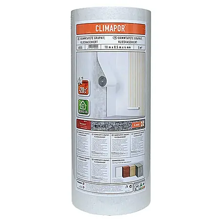 Climapor  Dämmtapete Graphit
