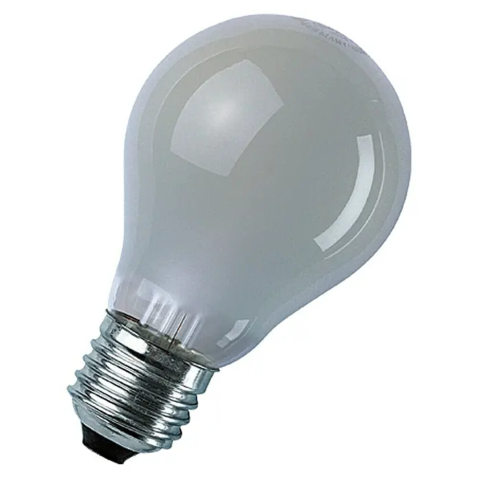 Osram Glühlampe Centra A - 60 W, E27, Matt - Vorderansicht