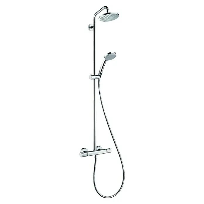 Hansgrohe Sustav tuš garniture Showerpipe Croma 160 - Razmak provrta: 93,2 cm, Broj vrsta mlaza: 4 Kom., Krom, Visina: 110,1 cm