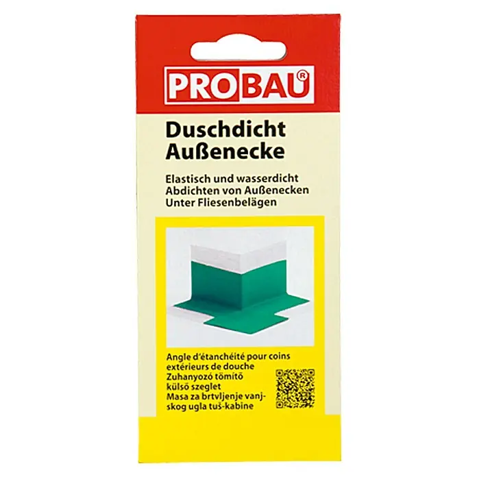 Probau eco Duschdicht-Außenecke - Anwendungsbereich: Innen - Vorderansicht
