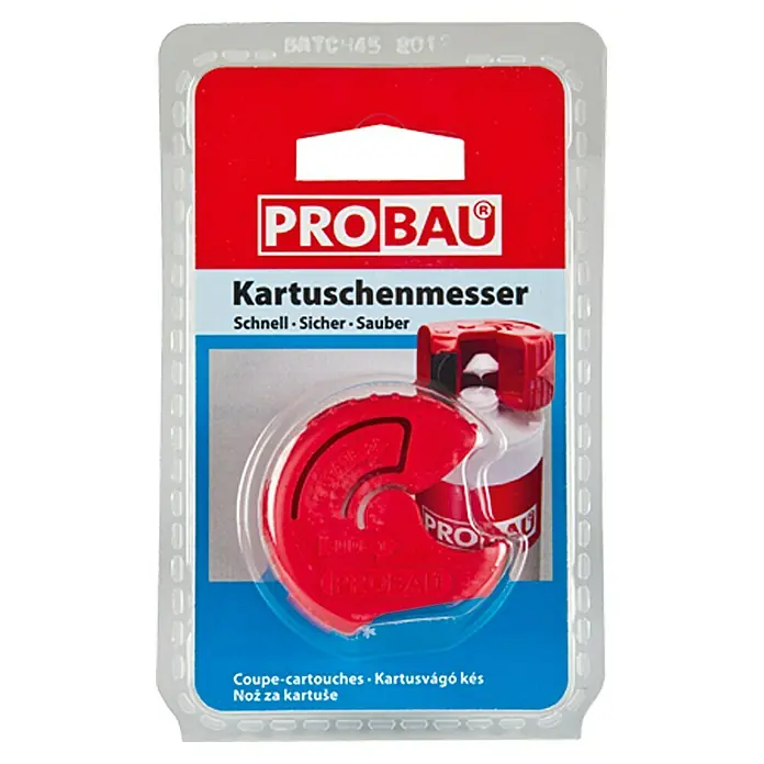 Probau Kartuschenmesser - Geeignet für: Kunststoffkartuschen - Vorderansicht