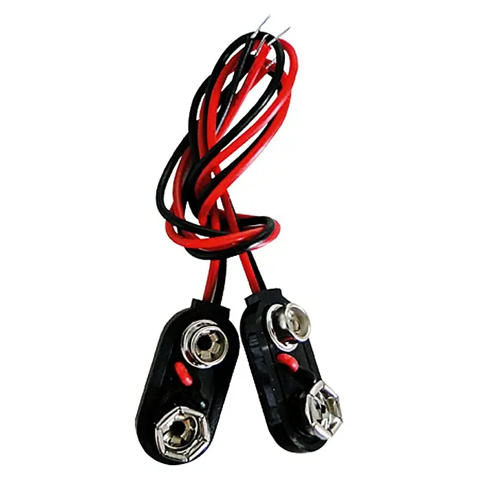 Profi Depot Batterieclip 9V Blockbatterie - 2 Stk. - Ansicht von oben