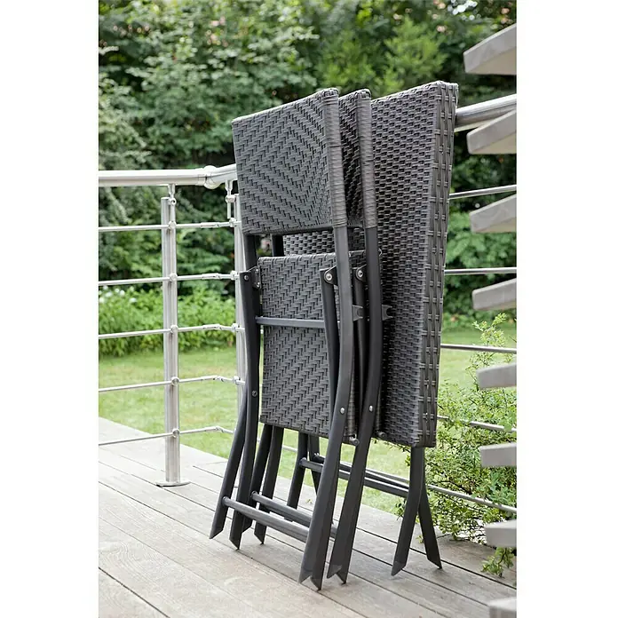Sunfun Neila Balkonski stol - 70 x 70 cm, Poliratan