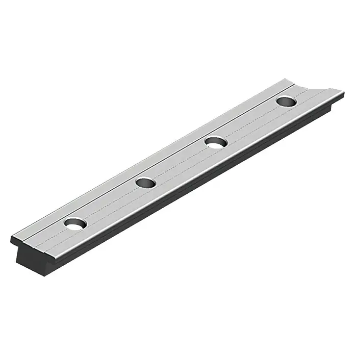 Sprenger Genuaschiene - 25 x 4 mm, Länge: 100 cm, Aluminium, Eloxiert - Linke Seitenansicht