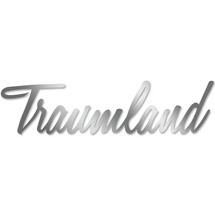 Wanddeko - Traumland, Silber/Grau, 59 x 18,3 cm