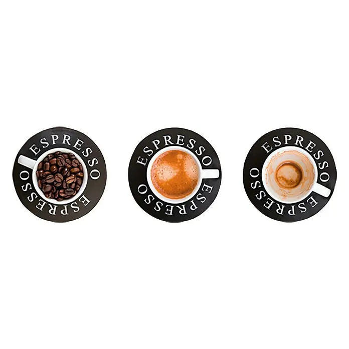 Wanddeko - Espresso, 60 x 25 cm, 3 -tlg.
