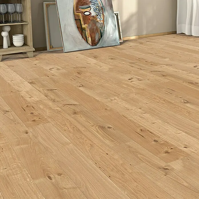 LOGOCLIC Fertigparkett Eiche geölt - 2.199,9 x 179,9 x 12 mm, Landhausdiele