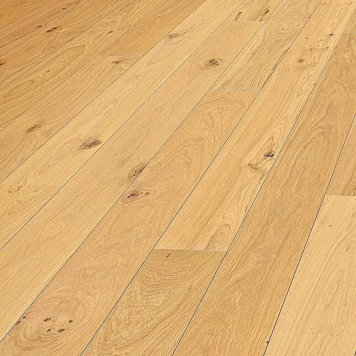 LOGOCLIC Fertigparkett Eiche geölt - 2.199,9 x 179,9 x 12 mm, Landhausdiele - Linke Seitenansicht