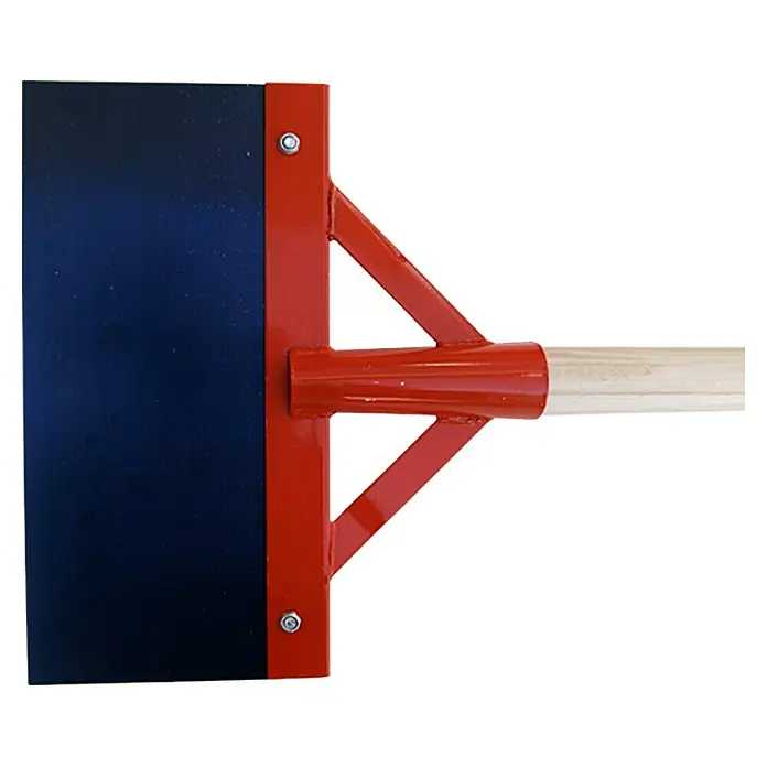 Heka Stoßscharre - Breite: 300 mm, Rot - Ansicht von oben