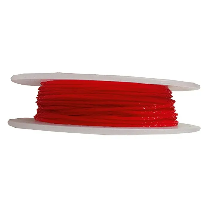 Heka Maurerschnur - 20 m, Durchmesser: 1 mm, Rot - Ansicht von oben