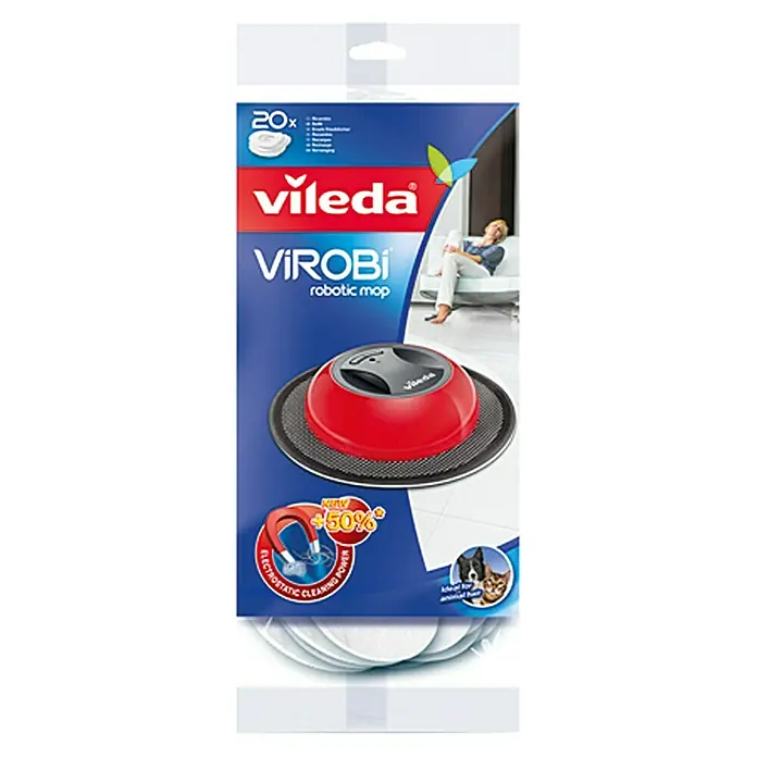 Vileda Ersatztücher ViROBi - 20 Stk. - Vorderansicht