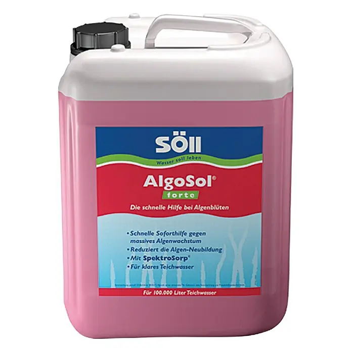 Söll Algenvernichter AlgoSol Forte - 5 l - Vorderansicht