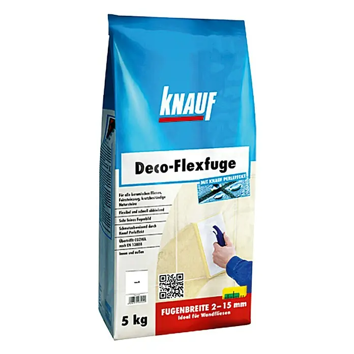 Knauf Flexfuge - Weiß, 5 kg - Vorderansicht