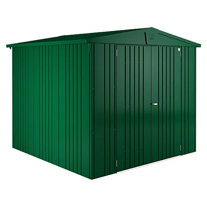 Biohort Caseta para jardín Europa - 244 x 228 cm, Acero, Verde oscuro