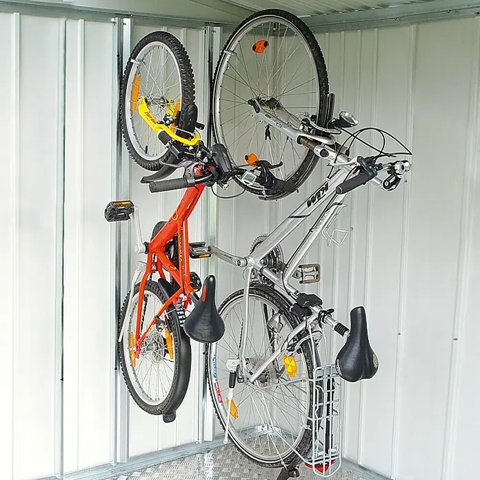 Biohort Fahrradhalter bikeMax - Länge: 1,73 m, Inhalt: 2 Stk., Geeignet für: Fahrräder