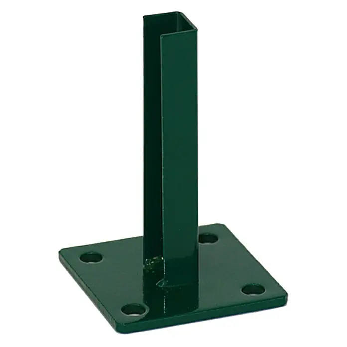 Kraus Dino Pro Standfuß - Passend für: Zaunpfähle mit Ø 42 mm, Anthrazit - Detailaufnahme