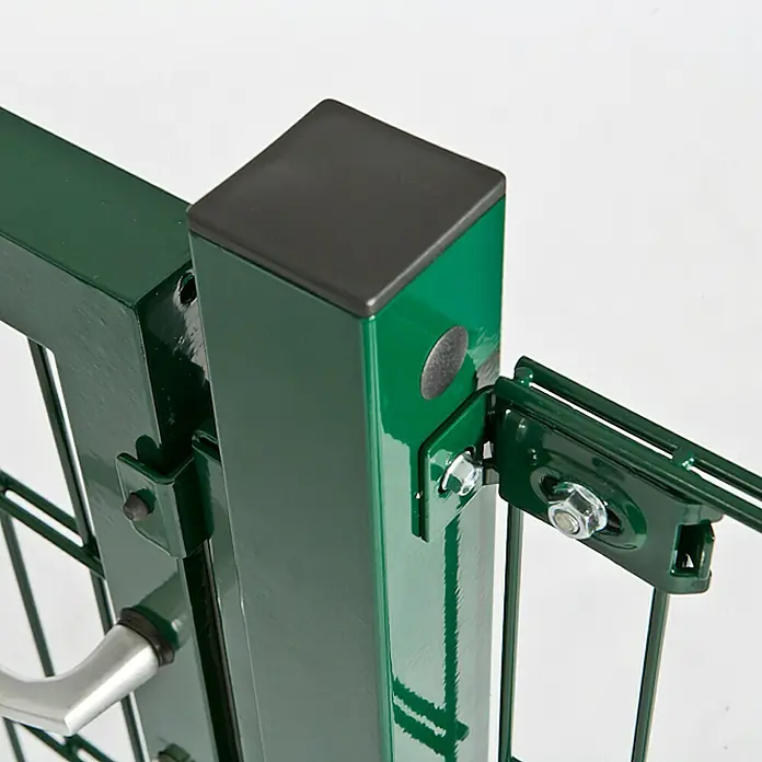 Kraus Zauntor - 1 x 1 m, Grün, Stahl - Detailaufnahme