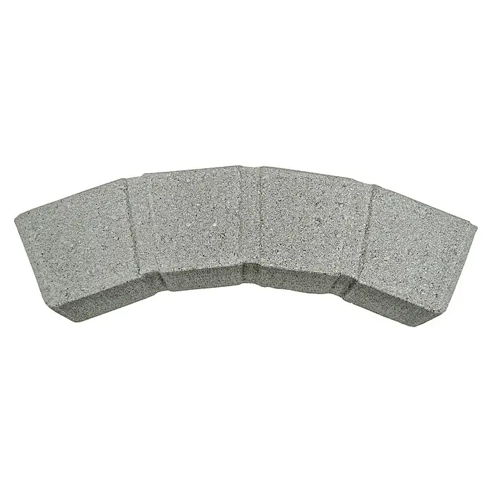Rubnjak - Sive boje, 50 x 11,5 x 8 cm, Savijeni oblik
