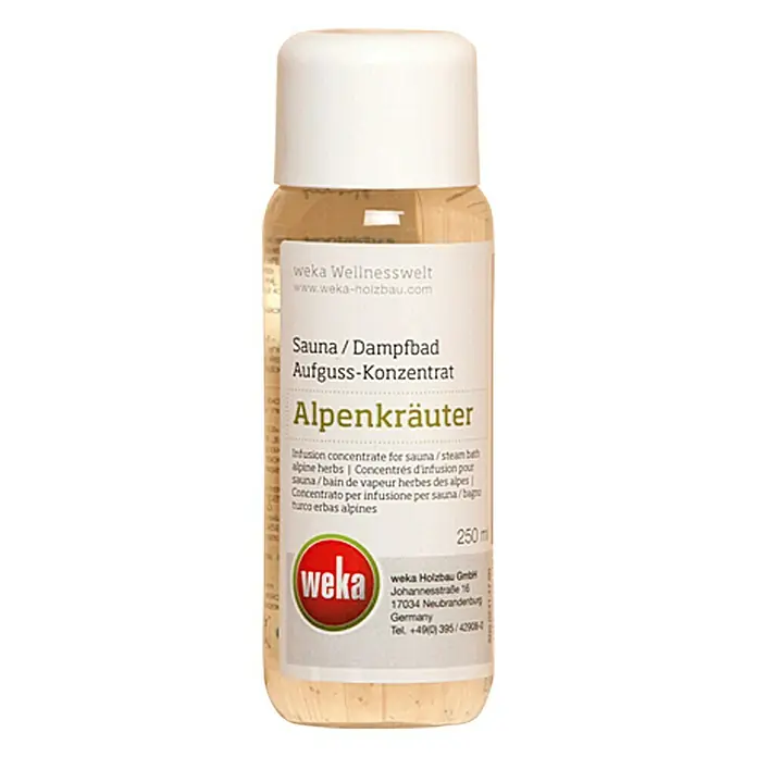 Weka Sauna- & Dampfbadduft - Alpenkräuter, 250 ml