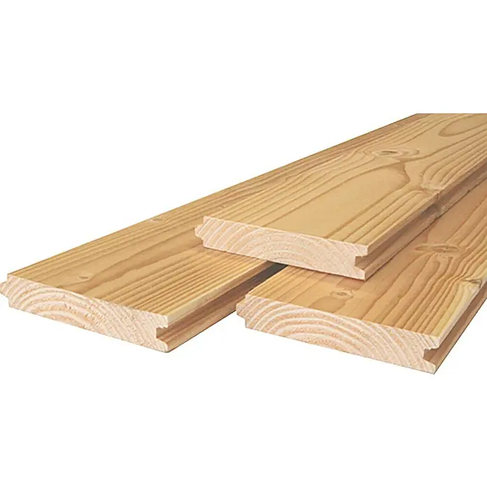Rauhspund - Douglasie, 2.000 x 96 x 21 mm - Vorderansicht
