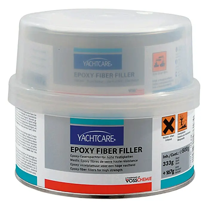 Yachtcare Epoxy Fiber Filler - 2 kg, Hellblau - Vorderansicht