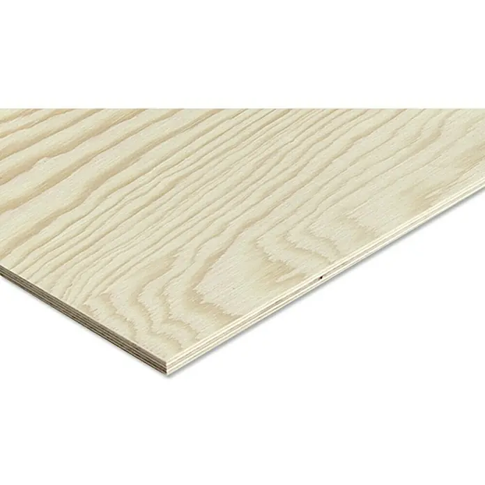 Sperrholzplatte Fixmaß - Kiefer, 1.200 x 600 x 6,5 mm - Rechte Seitenansicht