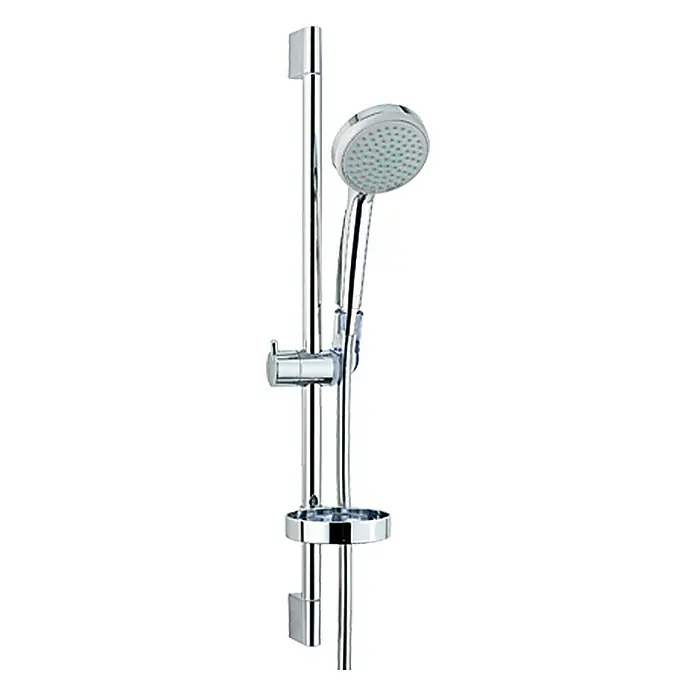Hansgrohe Zuhanykészlet Croma 100 - Furat távolság: 62,5 cm, Sugár típusa: Normál sugár, masszázssugár, esősugár, samponsugár, króm